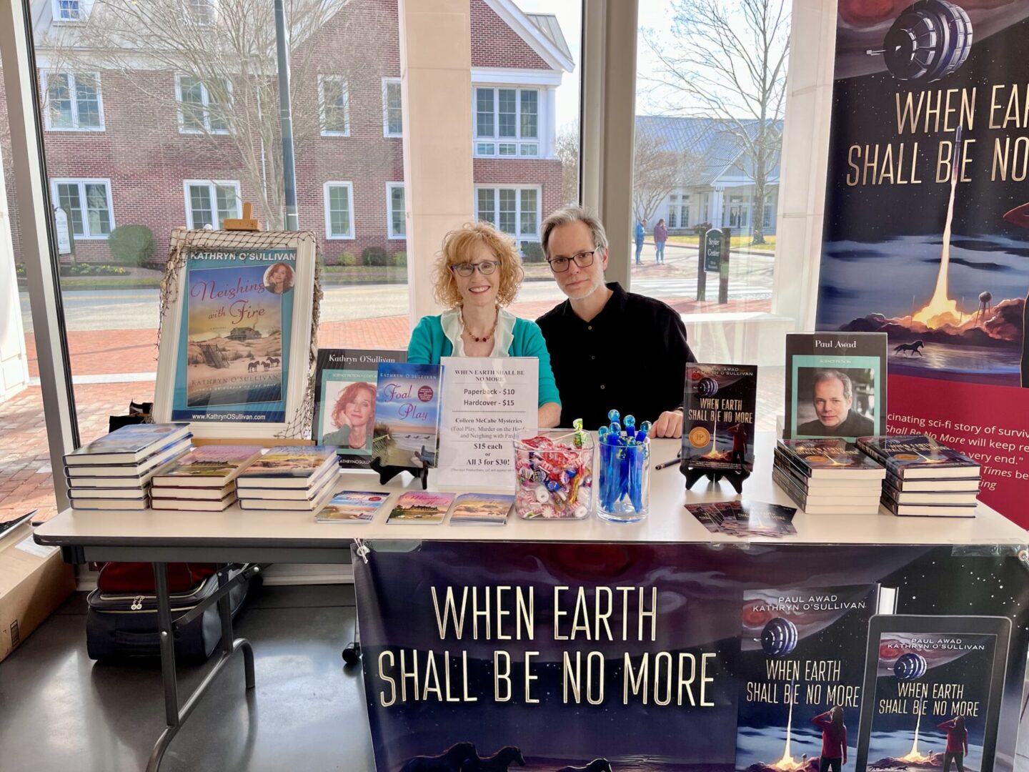 Paul & Kathryn at the Williamsburg Book Festival